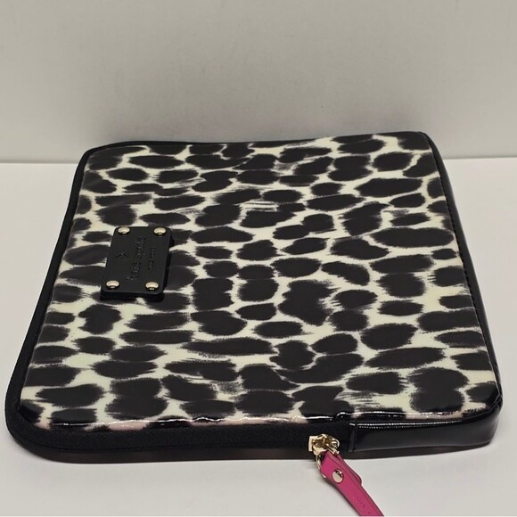 Kate Spade Tablet Case Cream Black Leopard Animal Print - Picture 5 of 10